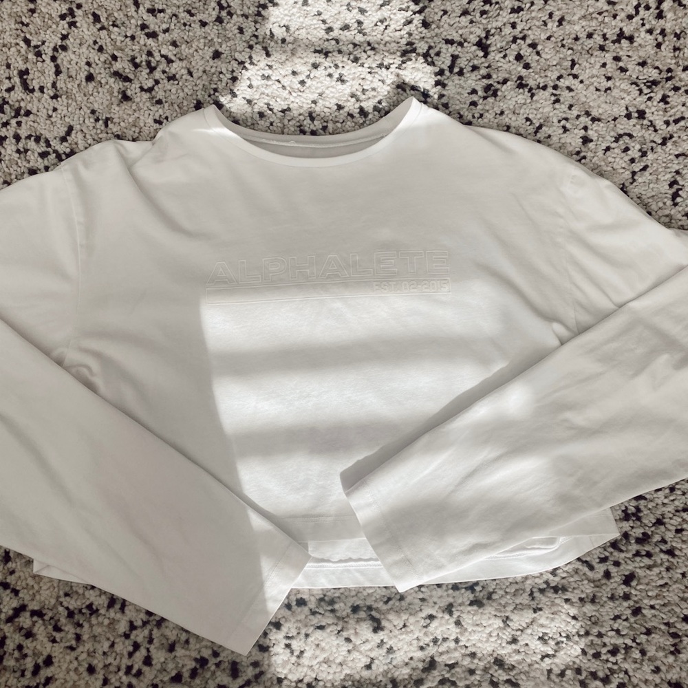 Alphalete cropped long sleeve